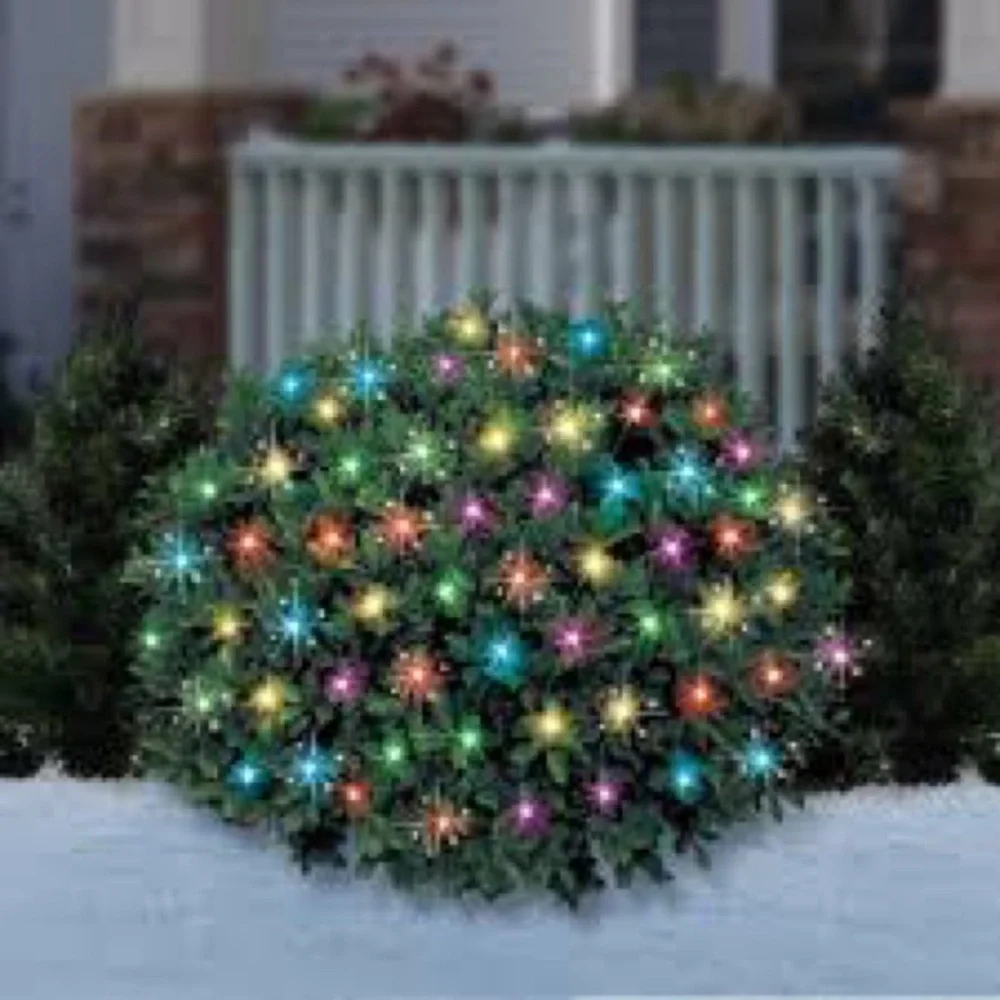 New Member's Mark 120 Twinkling LED Net Lights, 24 Sq. Ft. Multicolor